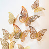 Hollow Butterfly Wall Sticker DIY Home Decoration